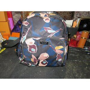 Kate Spade New York Chelsea Dawn Paper Rose Floral backpack w/ adjustable straps